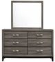 Coaster® Watson Gray Oak Dresser with Mirror-1