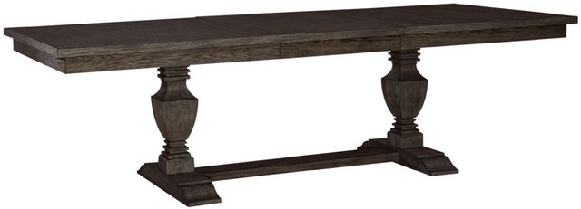 Liberty Furniture Westfield 7-Piece Havana Brown/Sand Rectangular Trestle Dining Set-1