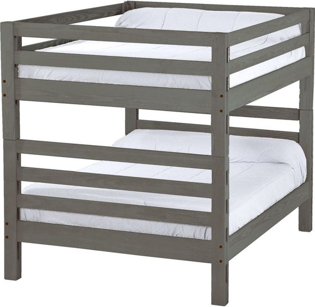 Crate Designs™ Furniture Graphite Full XL/Full XL Ladder End Bunk Bed-0