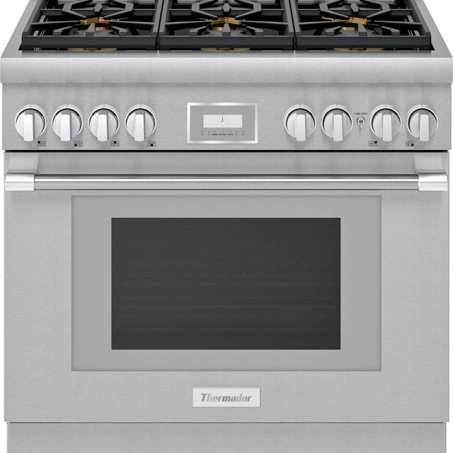 Thermador® Pro Harmony® 36" Stainless Steel Pro Style Natural Gas Range-0