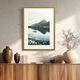 YHD Mountain Mirror Framed Print-1