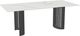 Amisco Customizable Rachel 84" Rectangular Dining Table with 0.5" Italian Porcelain on Glass Top-1