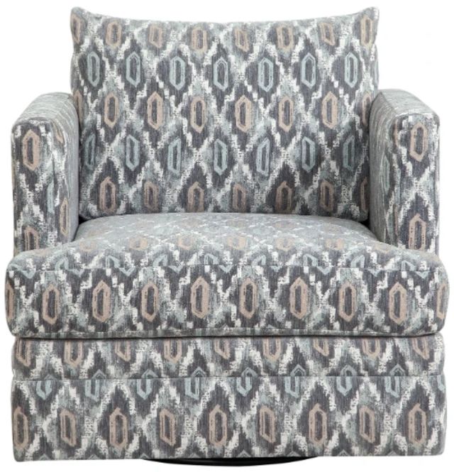 Behold™ Home Wilett Charcoal Swivel Chair-2