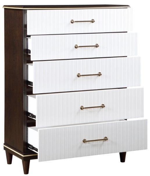 Homelegance® Niles Cherry/White Chest-3