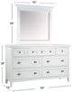 Magnussen Home® Heron Cove Chalk White Dresser and Mirror-2