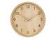 Monarch Specialties Inc. Natural 12" Wall Clock with Brown Numbers-0
