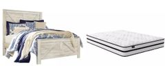 Signature Design by Ashley® Bellaby 2-Piece Whitewash Queen Bed Set