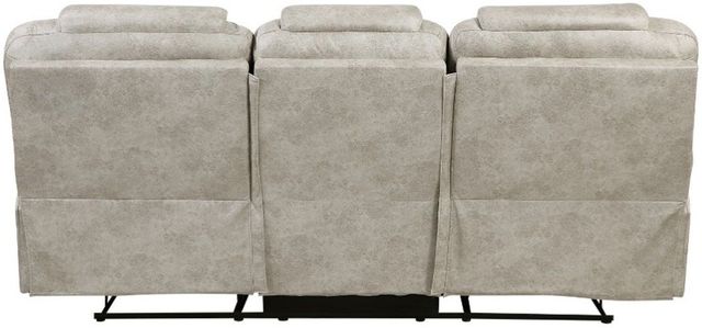 Homelegance® Gainesville Pewter Double Manual Reclining Sofa-3