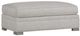 Vanguard® Furniture Nicholas Neema Pewter Ottoman and Half-0