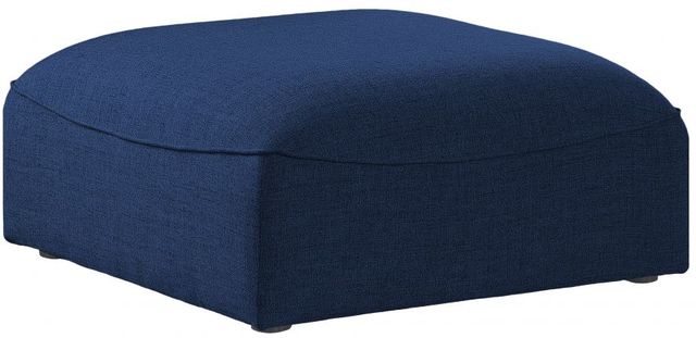 Meridian Furniture Miramar Navy Ottoman-0