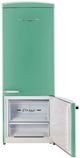 Unique® Appliances Classic Retro 28" 17 Cu. Ft. Ocean Mist Turquoise Counter Depth Bottom Freezer Refrigerator-4
