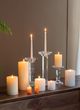 A & B Home Ivory White Unscented Soy Wax Candle-4