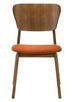 Armen Living Kalia 2-Piece Orange Dining Chair Set-1
