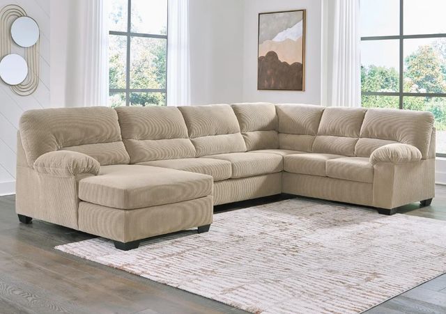 Signature Design by Ashley® SimpleJoy 3-Piece Sand Right-Arm Facing Sectional and Chaise-1