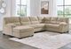 Signature Design by Ashley® SimpleJoy 3-Piece Sand Right-Arm Facing Sectional and Chaise-1