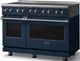 Viking® 5 Series 48" Slate Blue Pro Style Induction Range with Polished Chrome Trim-2
