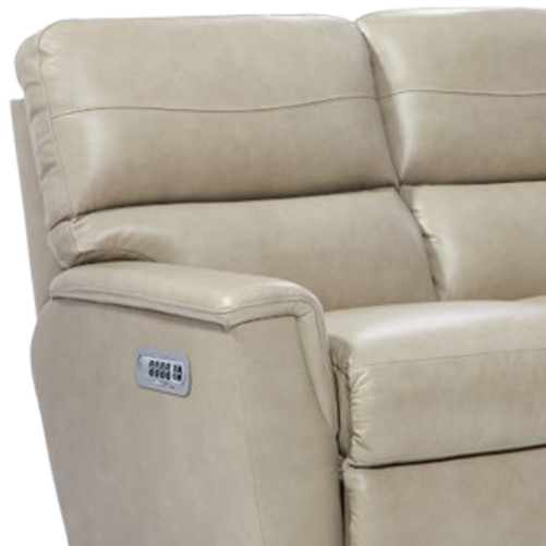 la_forchettaさま専用 La-Z-Boy® Ava Ivory Leather Power Reclining Sofa with Headrest and
