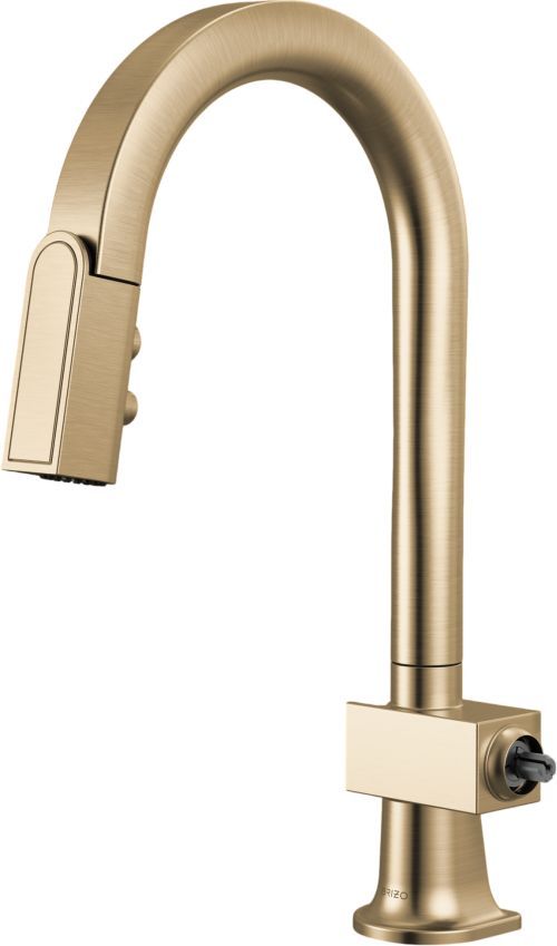 Brizo Frank Lloyd Wright® Brilliance® Luxe Gold® Prep Faucet with Arc Spout-0