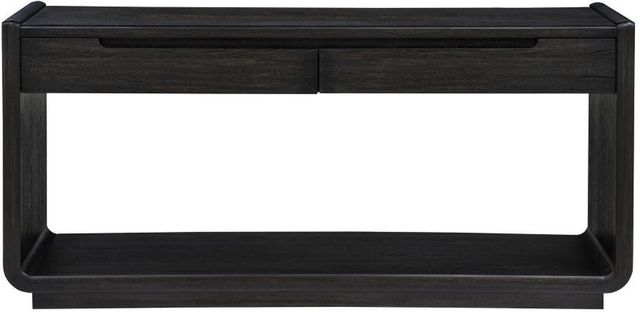 Coaster® Leandro Burnished Black Console Table-3