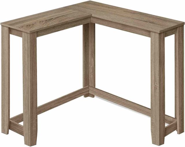 Monarch Specialties Inc. Dark Taupe 36" Corner Console Table-0