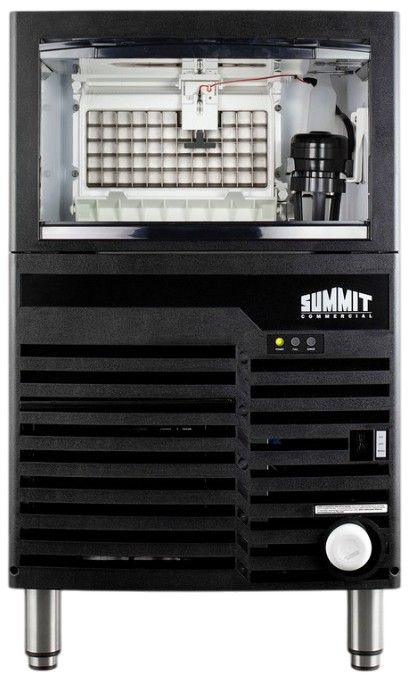 Summit Commercial® 21" 100 lb. Black Commercial Icemaker-2