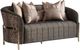 Michael Amini® Lisbon Onyx Gold Loveseat-0