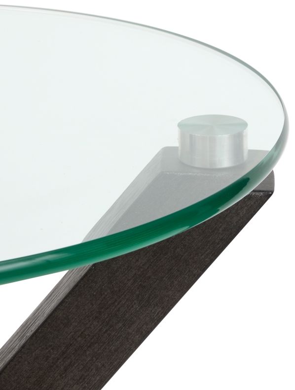 Magnussen Home® Jax Carbon Shadow Round Cocktail Table-4