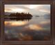 Classy Living Golden Reflection Stillness Framed Wall Art-0