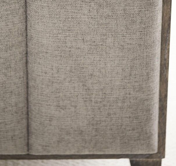 Bernhardt Linea Upholstered Charcoal Panel Bed-2