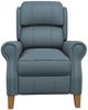 Best® Home Furnishings Customizable Joanna Leather Power High Leg Recliner with Honey Birch Legs-1