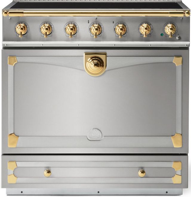 La Cornue CornuFé 90 Albertine 36" Stainless Steel Pro Style Induction Range