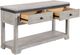 Sunny Designs™ Alpine Grey Sofa Table-3