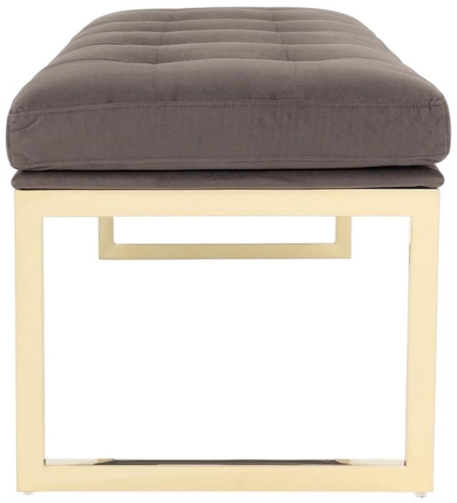 Michael Amini® Dahlia Chocolate Brown Accent Bench-2