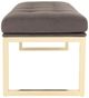 Michael Amini® Dahlia Chocolate Brown Accent Bench-2