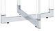 Elements International Zurich Chrome Round Dining Table-2