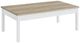 Coaster® Stacie 3-Piece Antique Pine Coffee Table Set with White Base-1