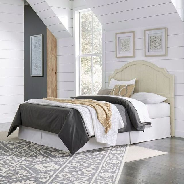 homestyles® Provence Antiqued White Queen Headboard-2