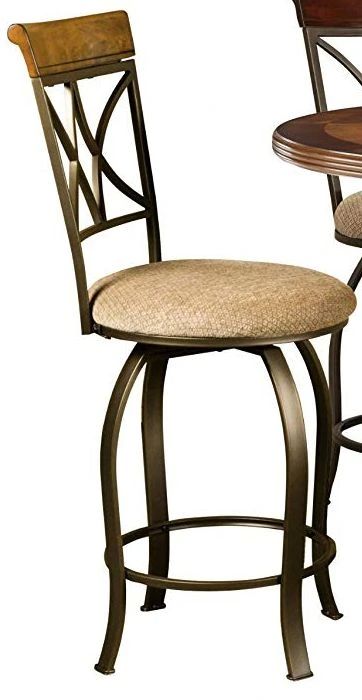 Powell® Hamilton 5-Piece Bronze/Medium Cherry Gathering Table Set-2