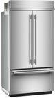 KitchenAid® 42" 24.2 Cu. Ft. PrintShield Stainless Steel Built In French Door Refrigerator with Platinum Interior-2
