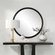 Renwil® Olica Matte Black Accent Mirror-1