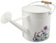 Sagebrook Home White with Purple Flower Watering Can-5