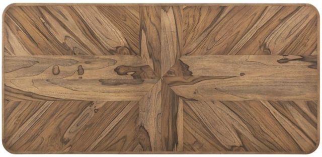 International Furniture Direct Balam Stained Brown Dining Table-4