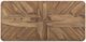 International Furniture Direct Balam Stained Brown Dining Table-4