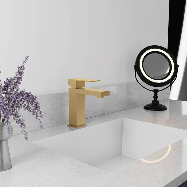 ZLINE Core Palisades Champagne Bronze Modern Single Handle Bath Faucet-4