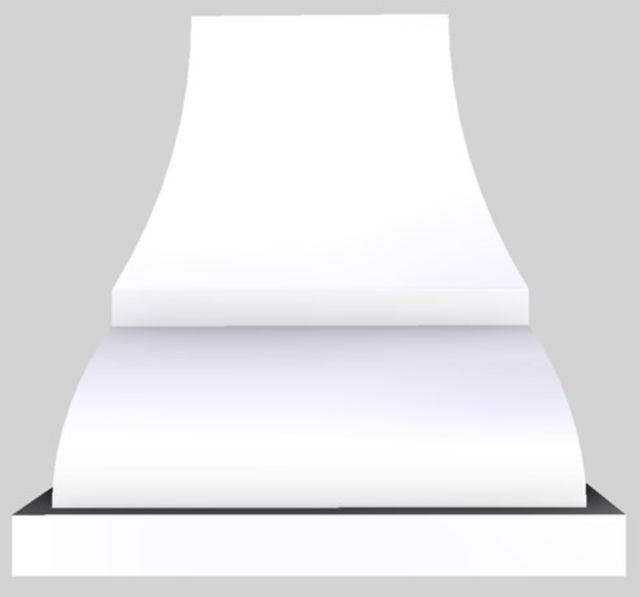 Vent-A-Hood® Designer Series 66" White Island Range Hood-1