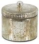 A & B Home Earl Gray Silver Lidded Scented Soy Wax Candle-1