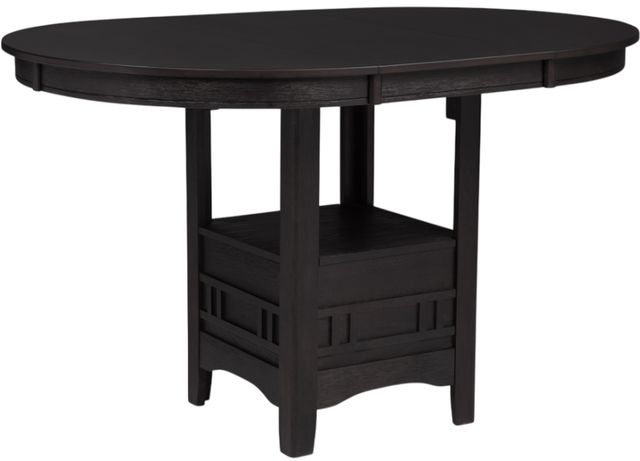 Crown Mark Hartwell Charcoal Black Dining Counter Table-0