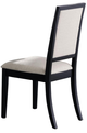 Coaster® Louise 2-Piece Black/Cream Dining Side Chairs-1