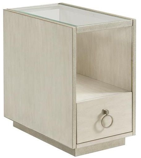 Riverside Furniture Maisie Champagne Chairside Table-0