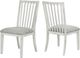 Winners Only® Highland Antique White/Light Brown Dining Side Chair-3